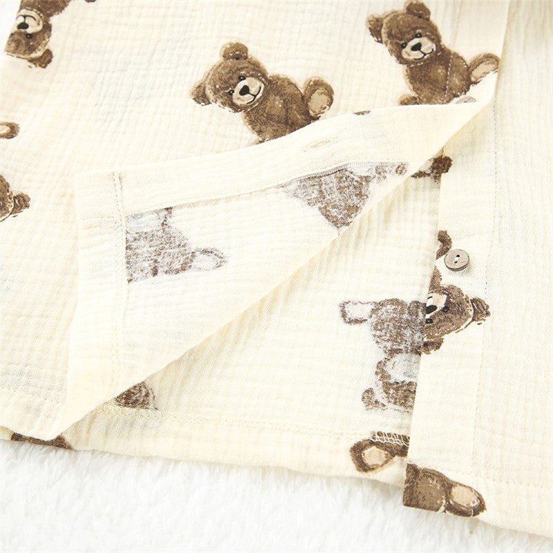 Relaxed Cotton Linen Long Sleeve Top and Pants Set