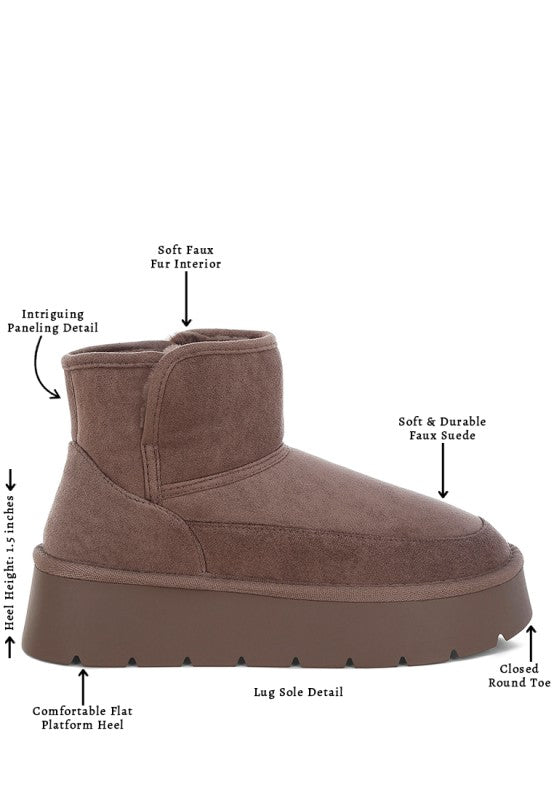 Holias Chunky Heeled Snow Boots