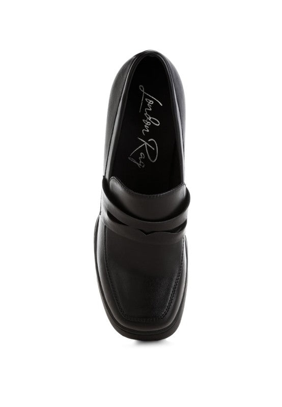 Oryana Chunky Platform Heel Loafers