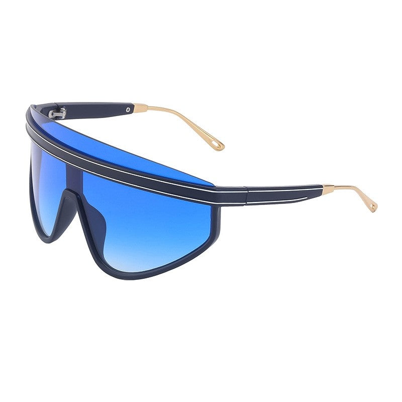 Windproof And Sunscreen Integrated Large Frame Lens Sunglasses