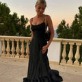 Solid Color Halter A-Line Swing Dress
