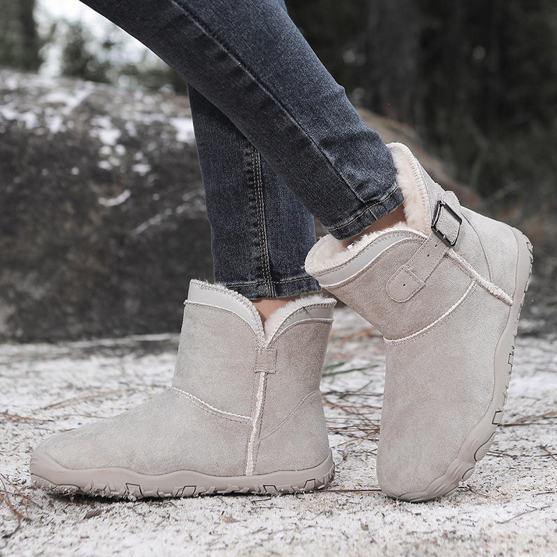 Unisex Warm Fleece-Lined Snow Boots | Waterproof Winter Boots for Men & Women