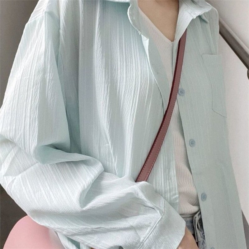 Stylish and Versatile Solid Color Sun Protection Cardigan