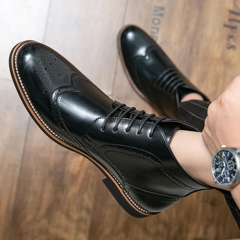 Premium Brown Winter Boots for Men - Waterproof Rubber Sole High-Top Boots