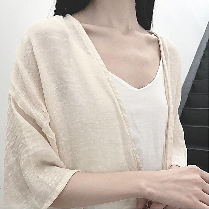 Versatile Bamboo Joint Sun Protection Shirt in Solid Color