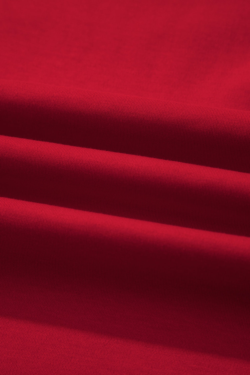 Racing Red Reversible Contrast-Stitched T-Shirt