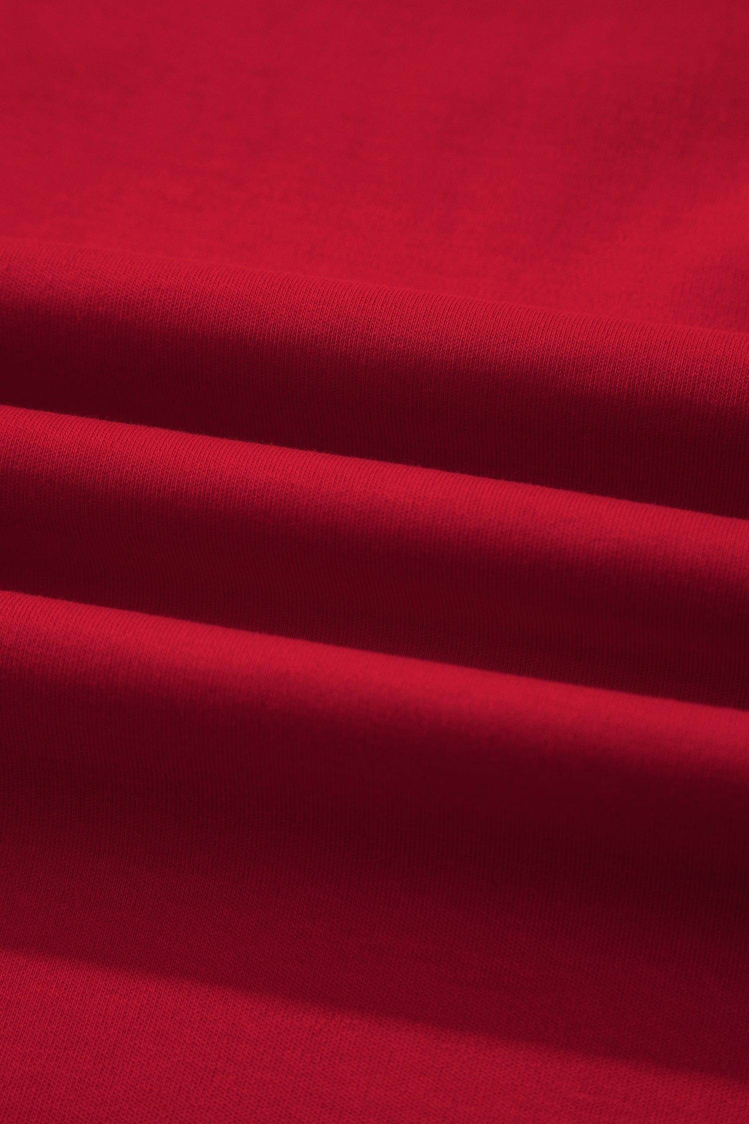 Racing Red Reversible Contrast-Stitched T-Shirt
