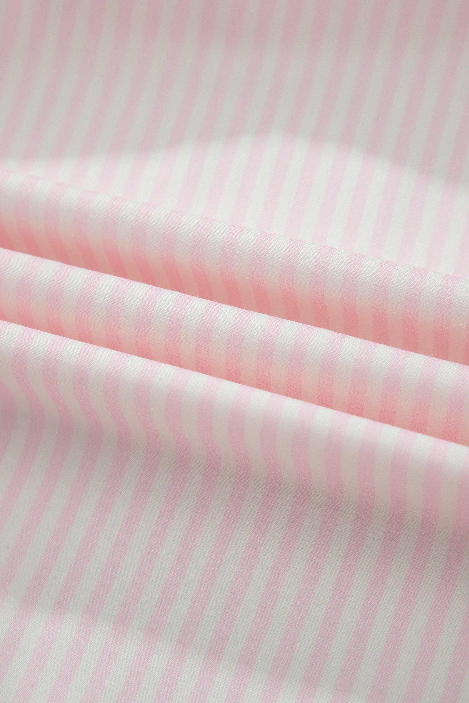 Pink Stripe Contrast Trim V Neck Flutter Sleeve Blouse
