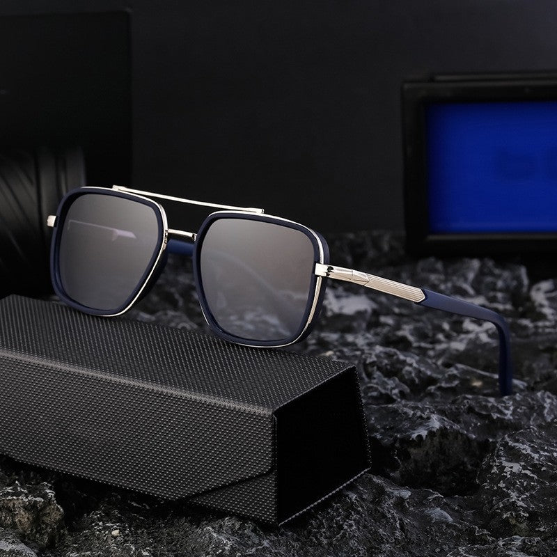 Fashion Square Full Frame UV400 UV Protection Outdoor Eyewear Sunglasses
