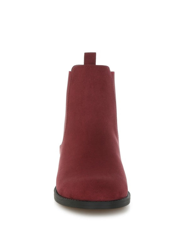 Ayasa Low Block Heel Chelsea Boots