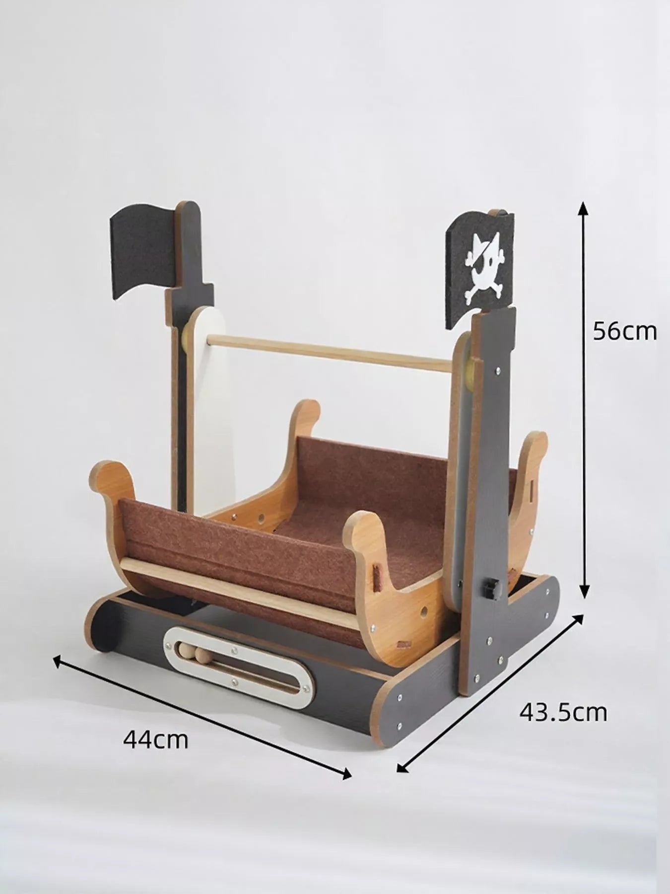Pirate Ship Style Cat House
