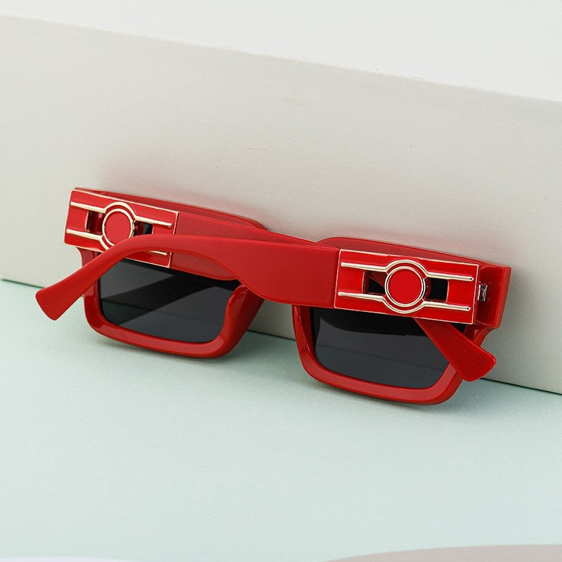 Fashion Full Square Frame UV400 UV Protection Outdoor Sunglasses