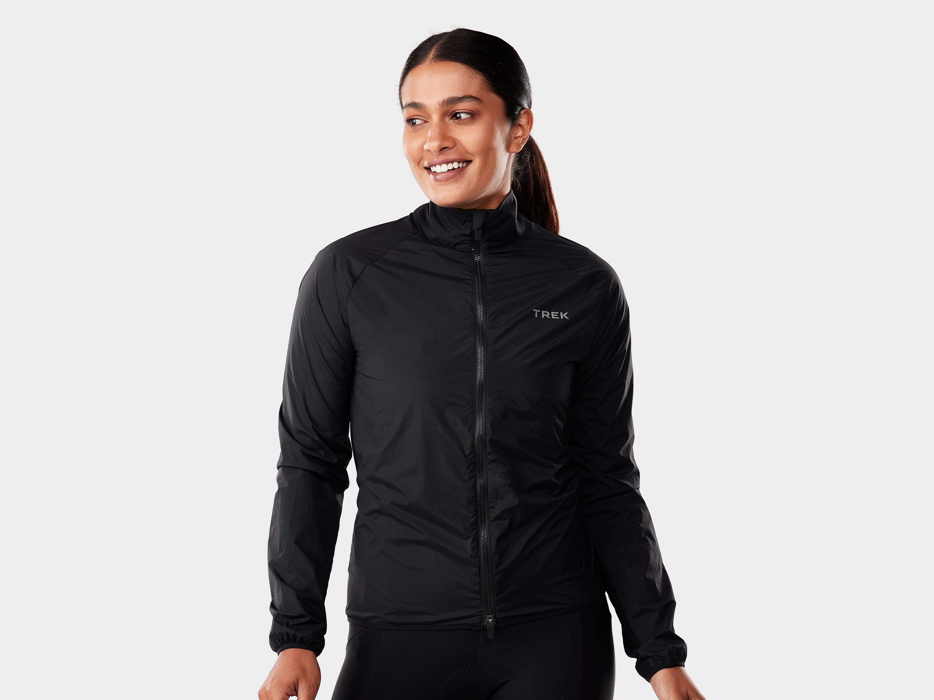 Trek Circuit Wind Women Small Black Jacket