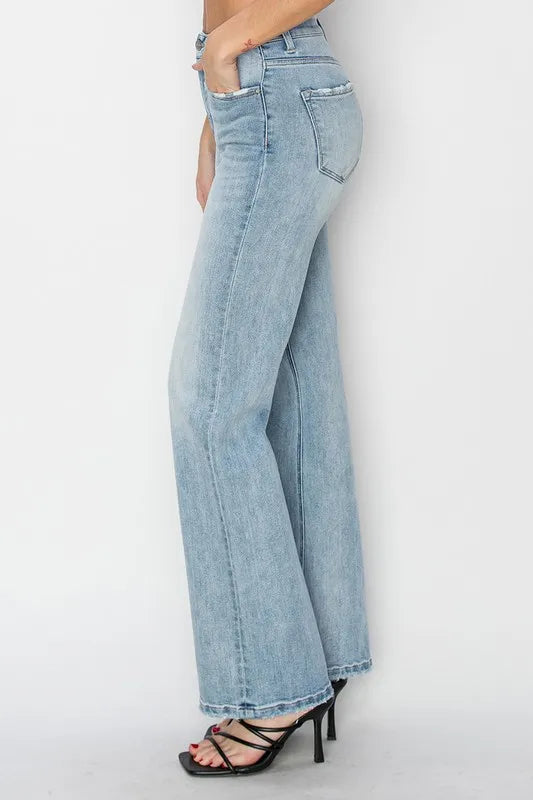 Full Size High Rise Straight Jeans Plus Size