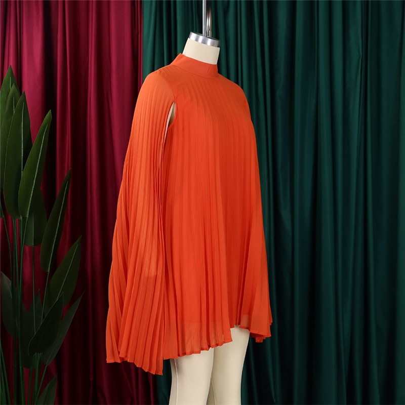 Stylish Hooded Cape Batwing Sleeve Dress