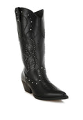 Dockery Studs Embellished Cowboy Boots