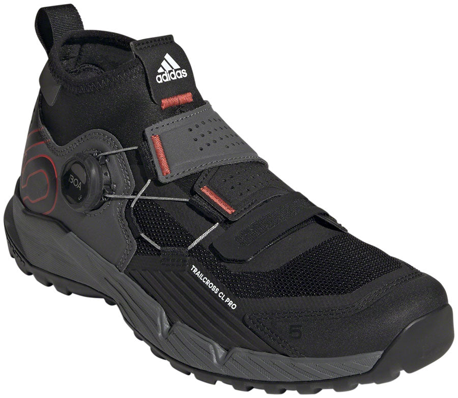Five Ten Trailcross Pro Mountain Clipless Shoes - Women's Gray/Black/Red 9