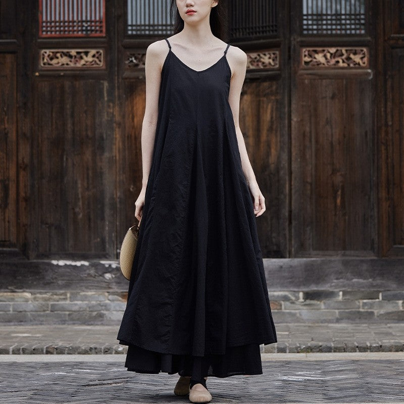 Solid Color A-Line Spaghetti Strap Dress

Would you like any more help with this title?