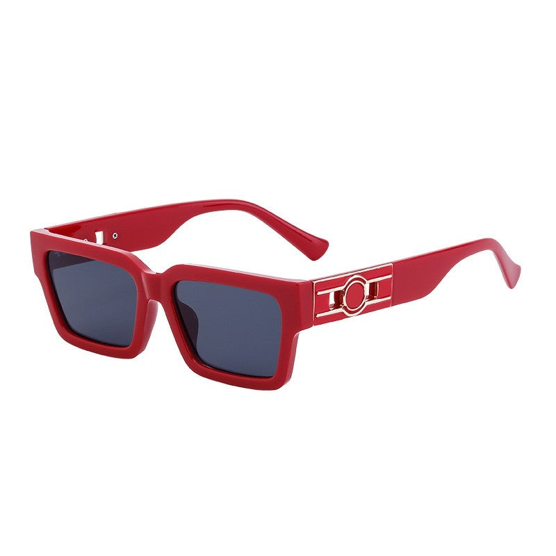 Fashion Full Square Frame UV400 UV Protection Outdoor Sunglasses