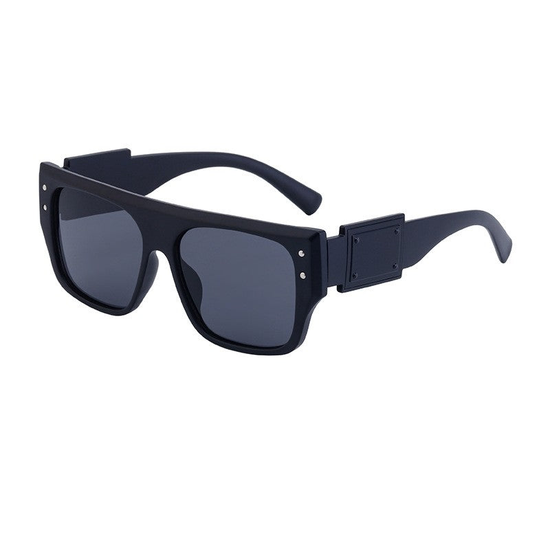 Unisex UV400 Full Square Frame Fashion Sun Protection Eyewear Sunglasses