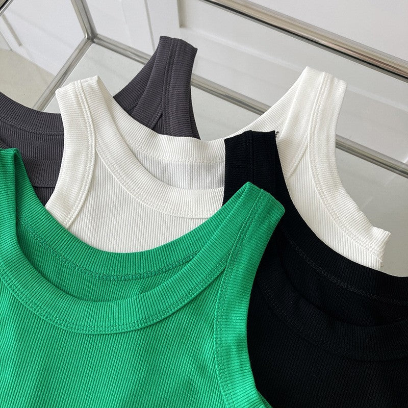 Threaded Strap Sleeveless Camisole for a Stunning Back