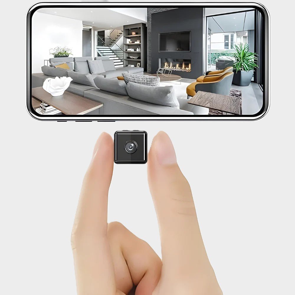 Compact Wireless Security Camera | 1080P HD Video & Night Vision | Indoor Monitoring for Enhanced Safety