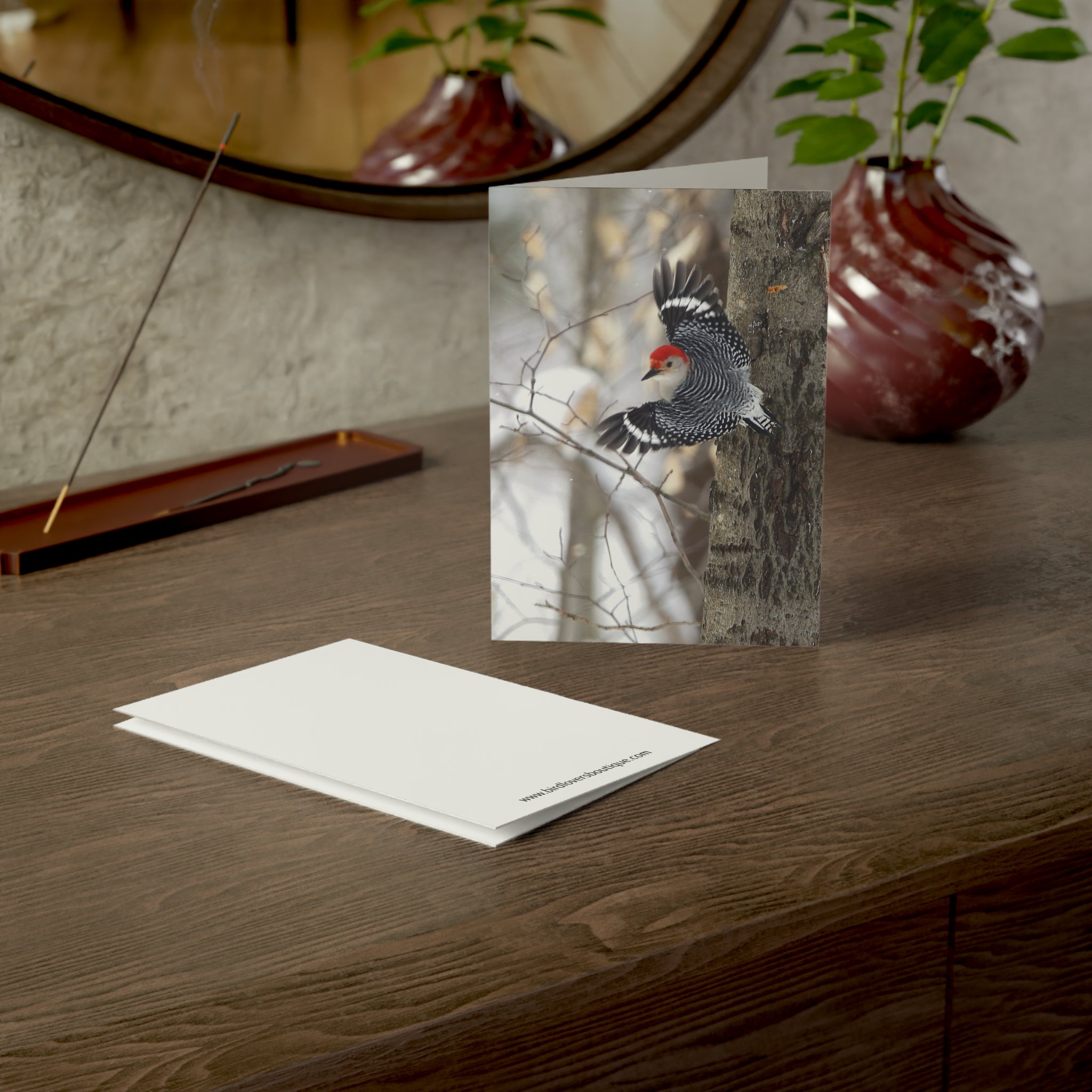 Red-bellied woodpecker - Greeting Cards (1, 10, 30, and 50pcs)