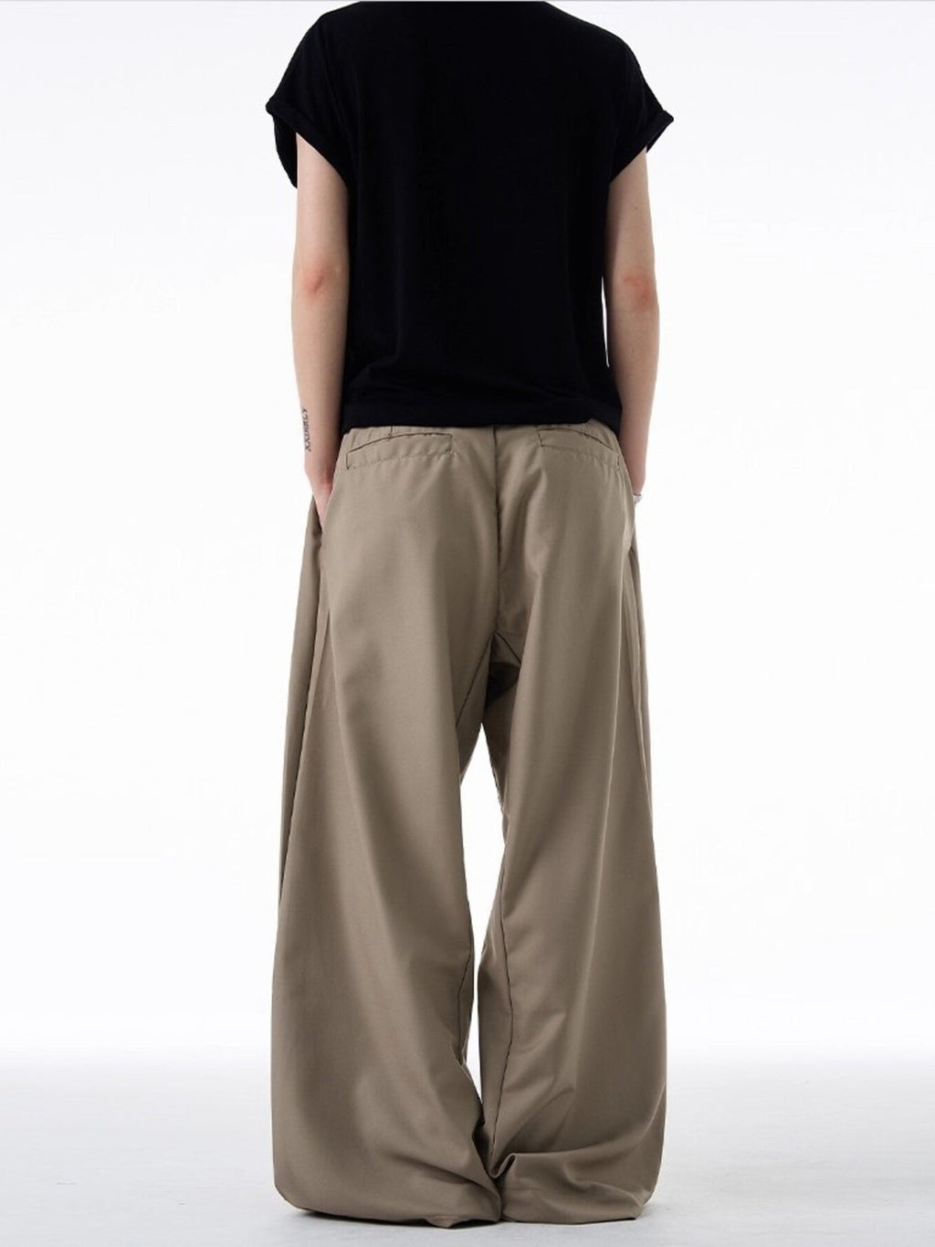 Men's Plus Size Wide Leg Pants