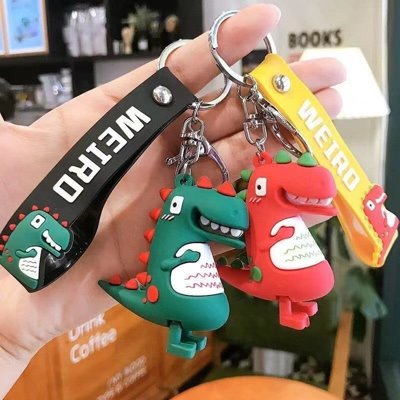 Creative Dinosaur Keychain Bag Charm - Trendy and Cute