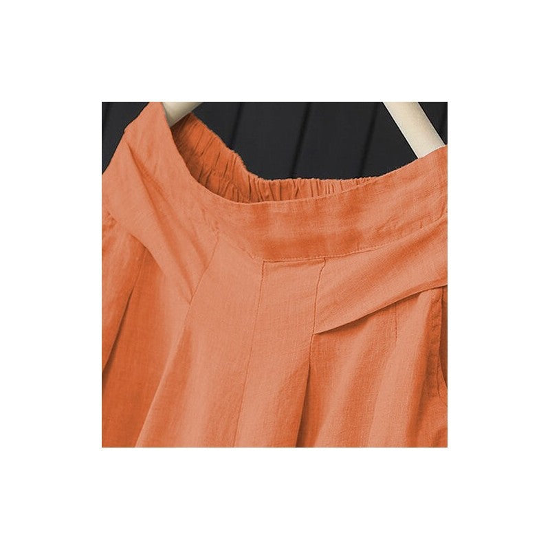 High-Waisted Flowy Culottes