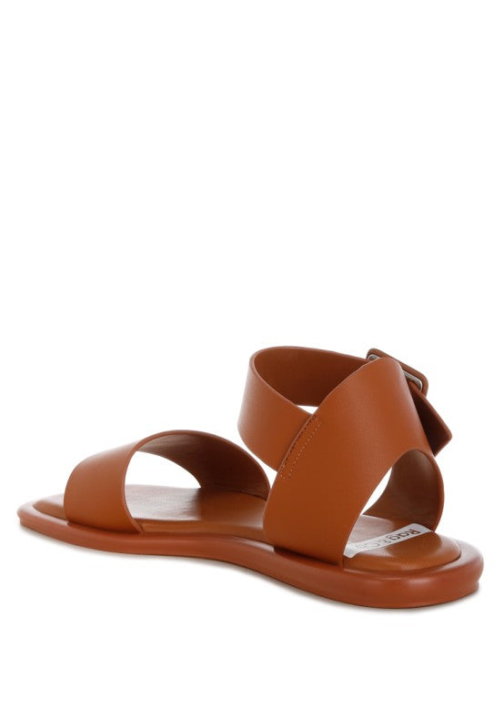 Tayana Chunky Buckle Strap Flats
