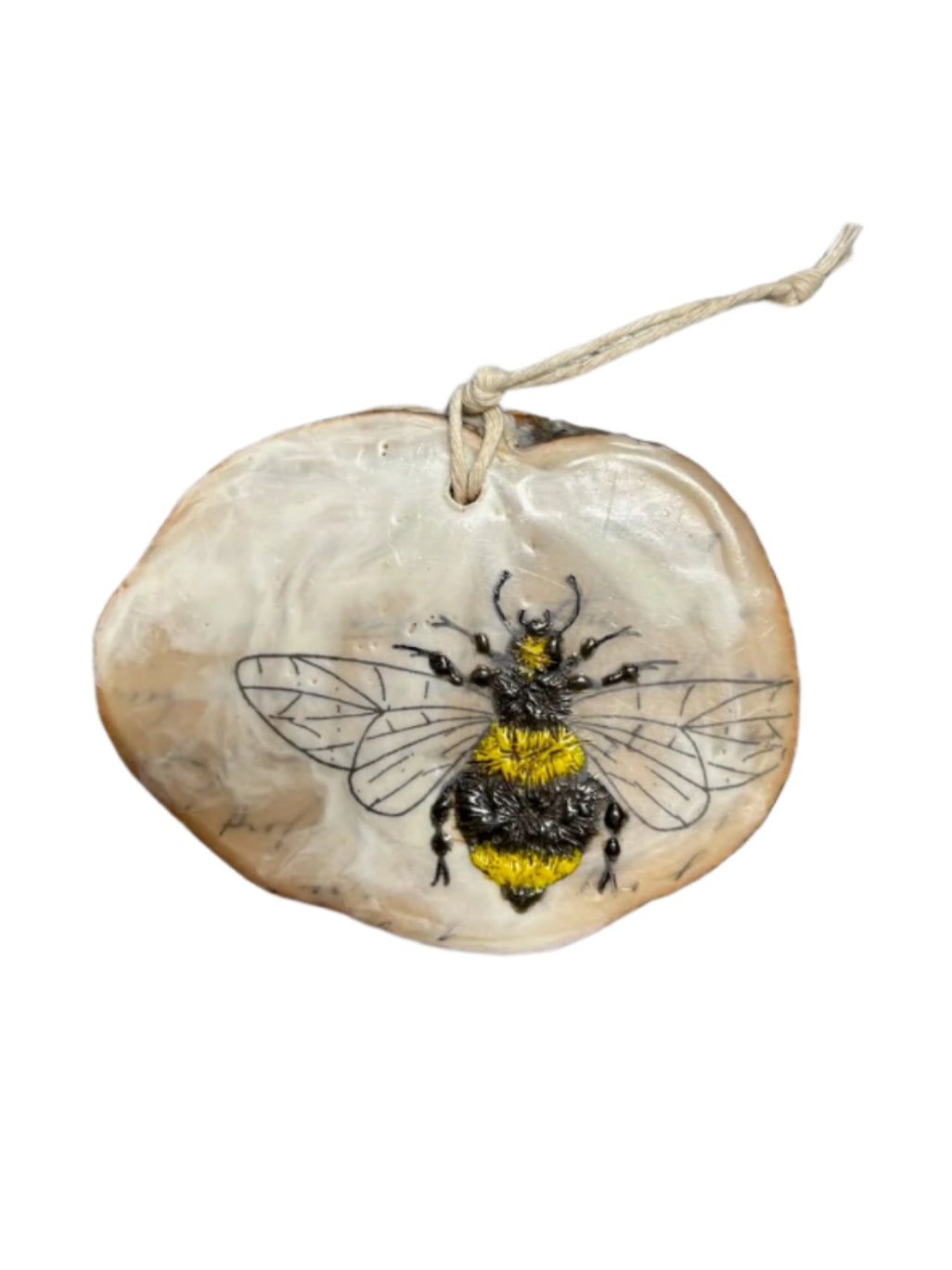 Trish McFerran Queen Bee Encaustic Art Ornament