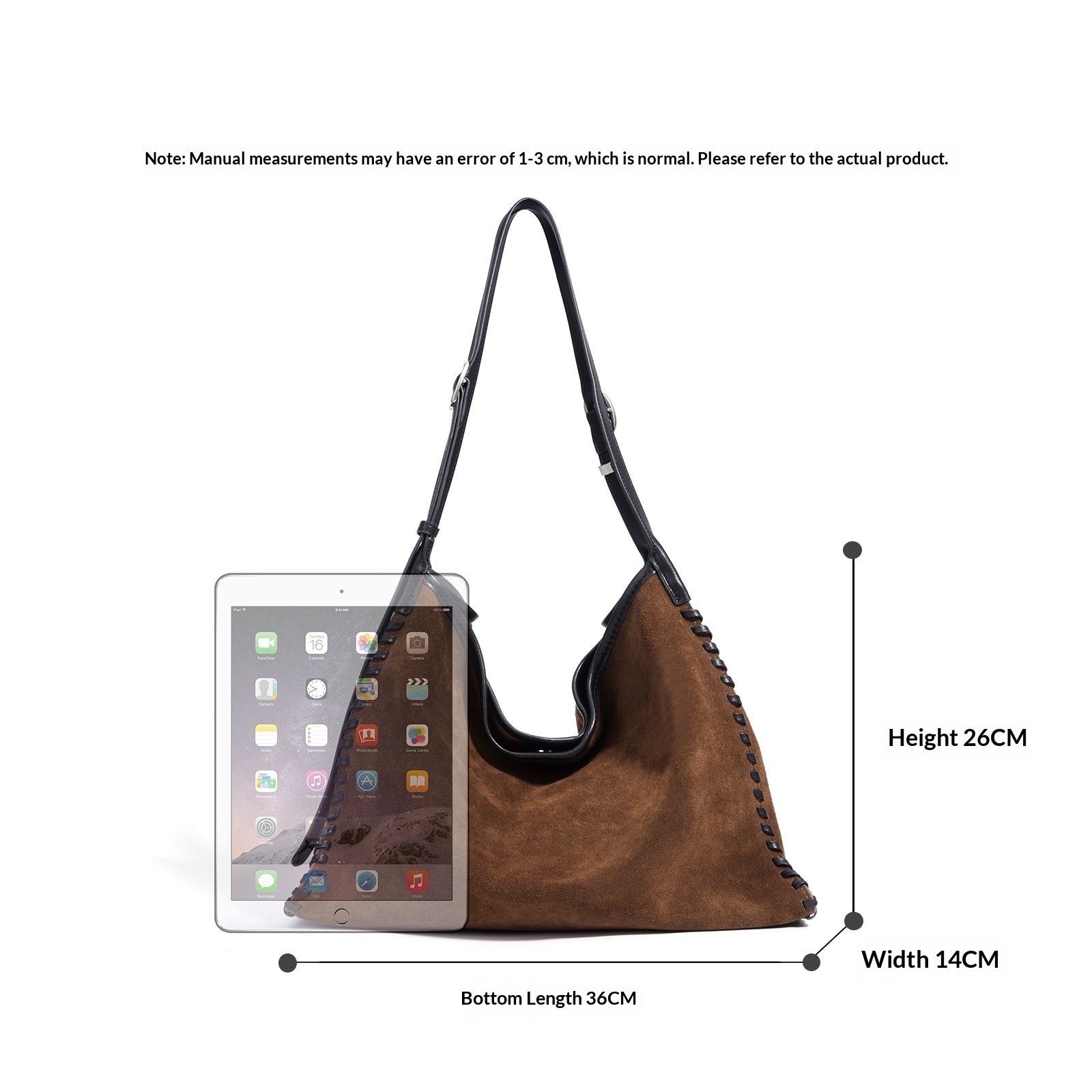 Women's Matte Leather Crossbody Bag – Minimalist Shoulder Commuter Bag