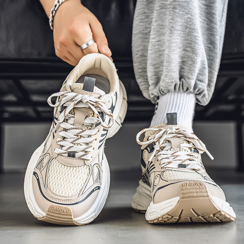 Breathable Mesh Sneakers for Wide Feet & Broad Toes | Casual Lace-Up Shoes