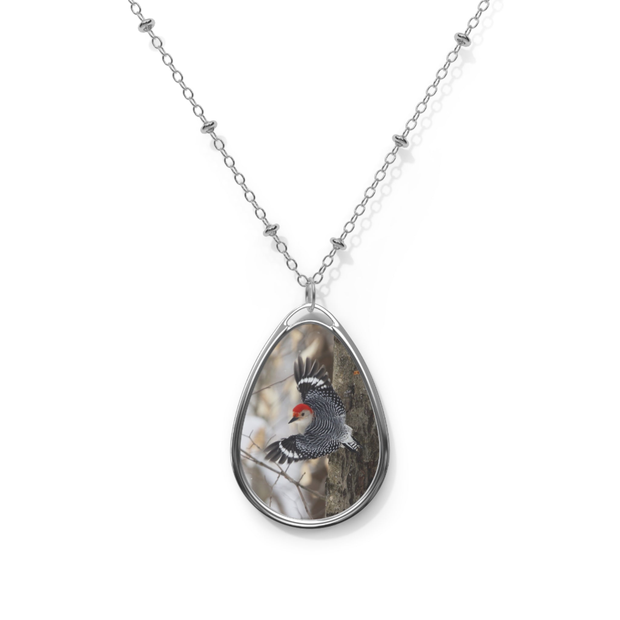 Red-bellied woodpecker - Necklace