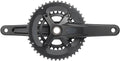 microSHIFT Sword 2x Crankset - 172.5mm 10-Speed 46/29t 110 Asym BCD  24mm Spindle BLK