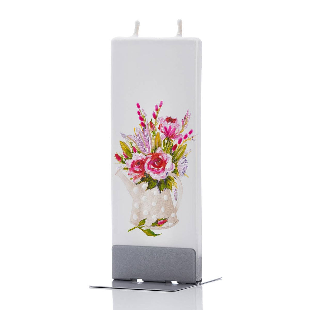 Flatyz Bouquet in a Watering Pot Candle