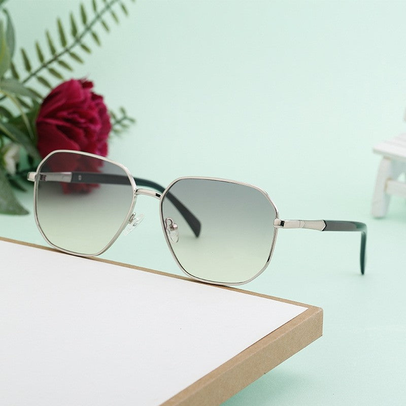 Fashion Full Square Frame UV400 Sun Protection Outdoor Sunglasses