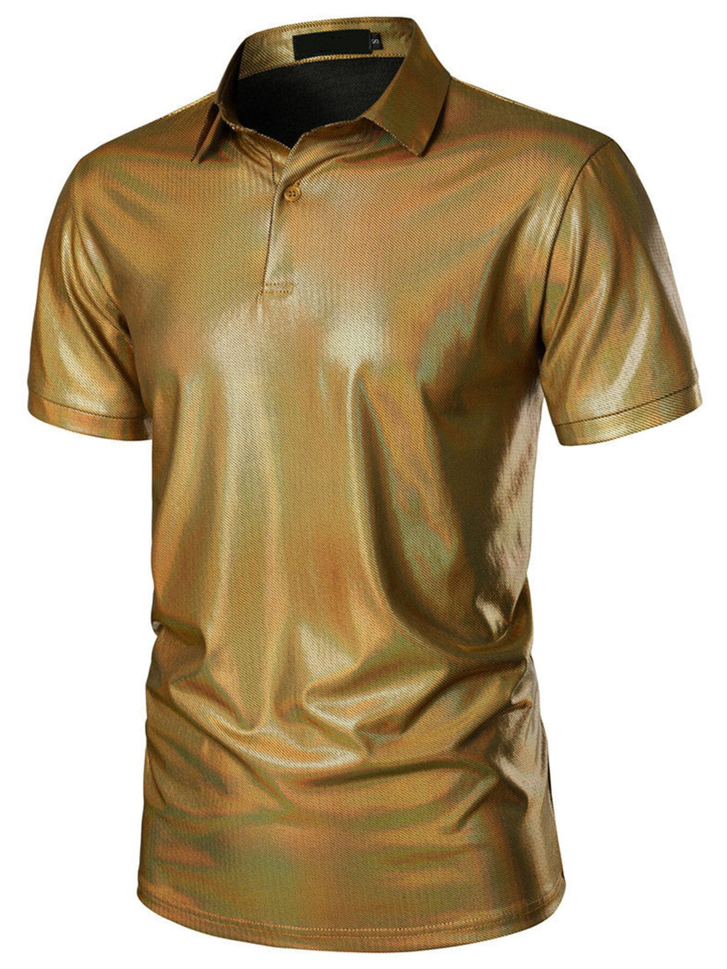 Men's Collared Neck Short Sleeve Polo