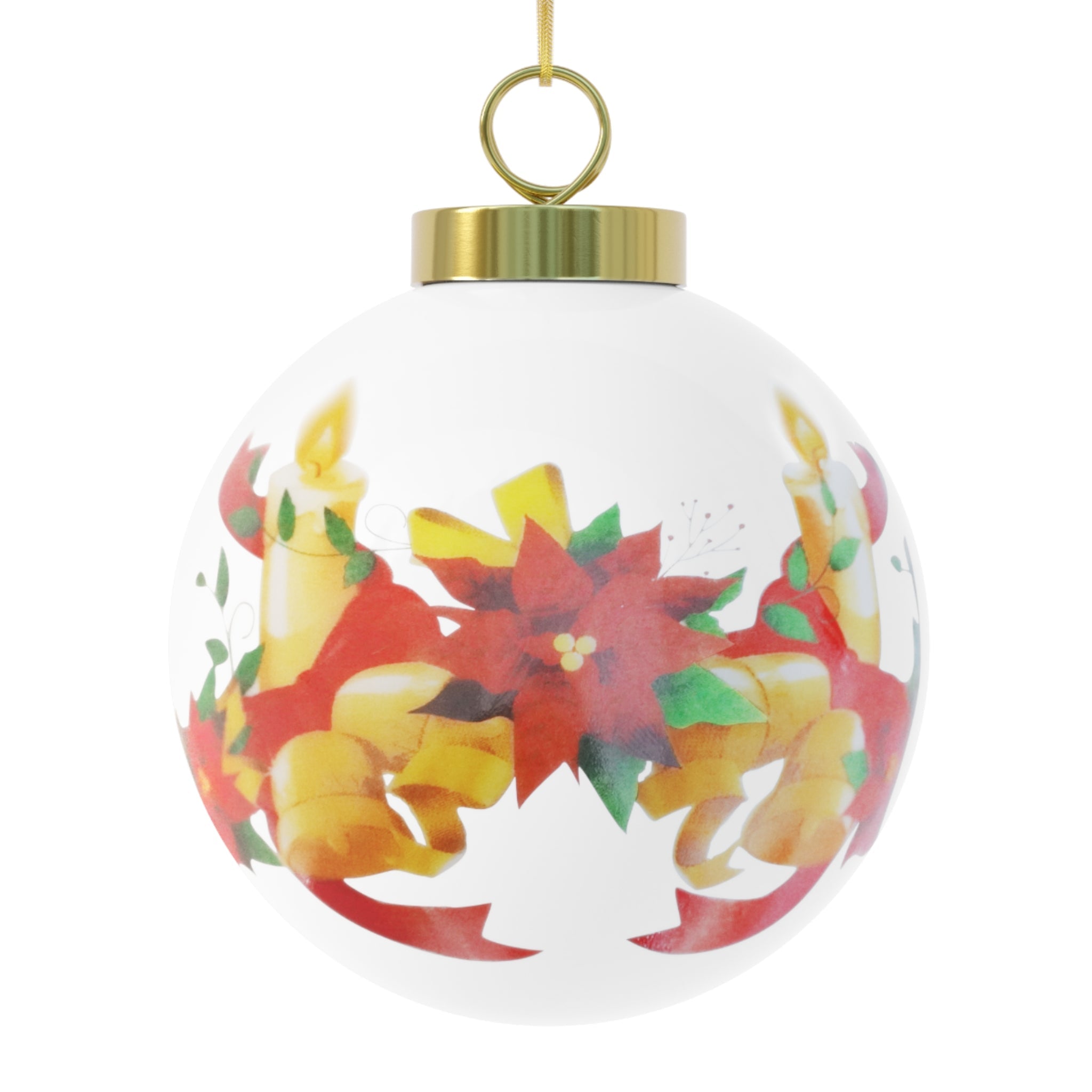 Rose-breasted Grosbeak - Christmas Ball Ornament