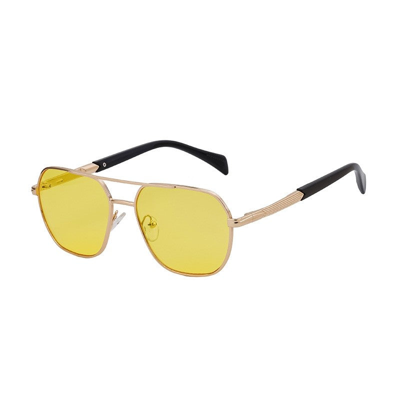 Fashion Square Full Frame UV400 Sun Protection Outdoor Eyewear Sunglasses