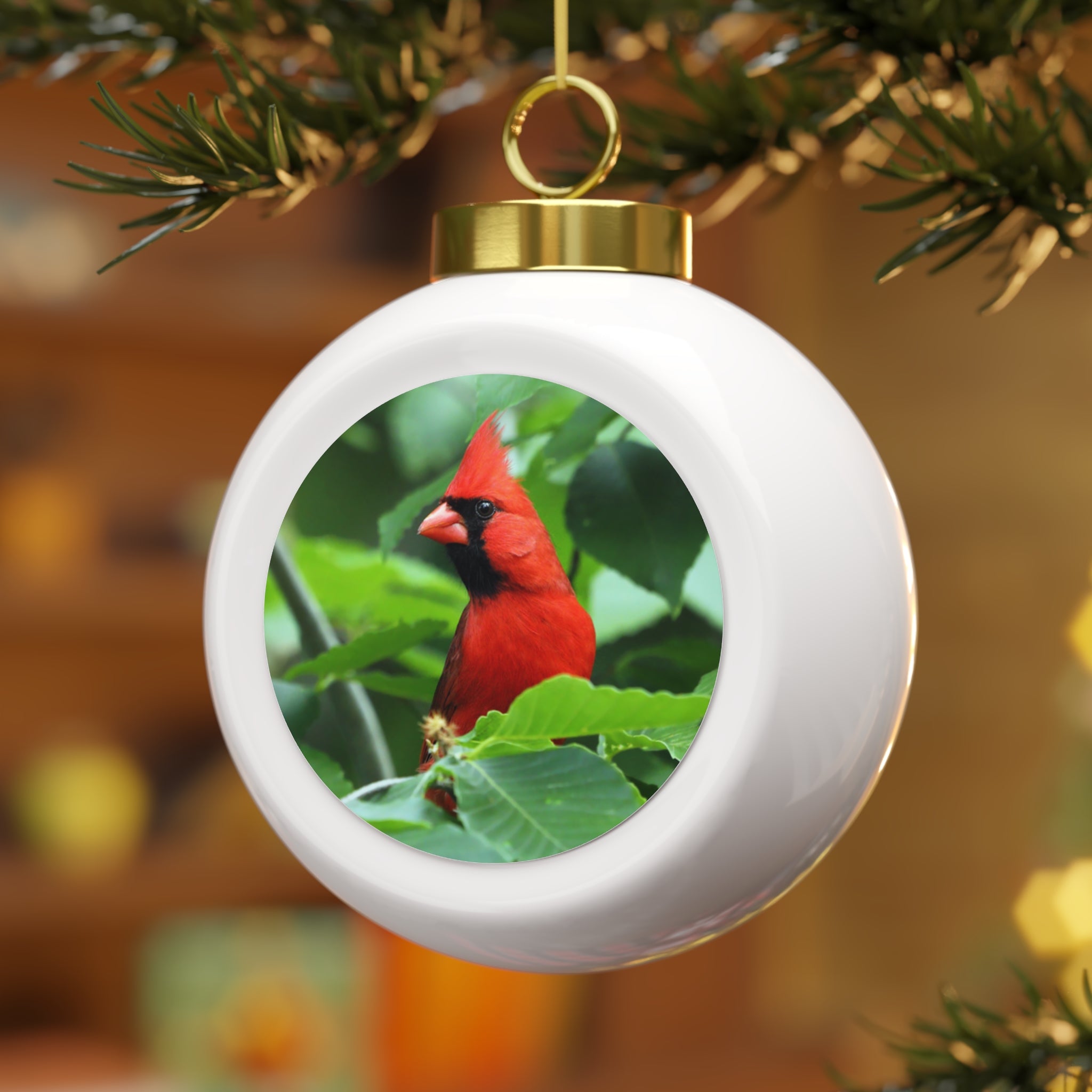 Cardinal - Christmas Ball Ornament