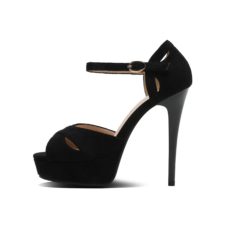 Stiletto High Heel Platform Sandals