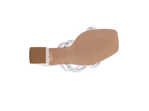 Arnie Braided Straps Block Heeled Sandals