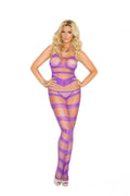 Strappy Bodystocking With Open Crotch