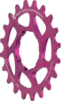 Wolf Tooth Single Speed Aluminum Cog - 20t Compatible 3/32" Chains Purple