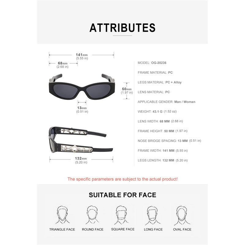 Unisex UV400 Full Oval Frame Outdoor Sport Cycling Eyewear Sunglasses