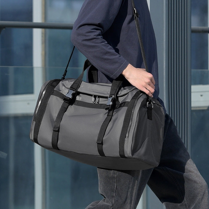 Large Travel Bag with Separate Shoe Compartment