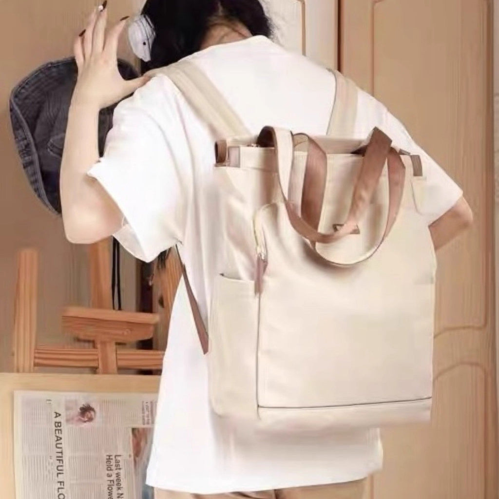 Large-Capacity Women's Nylon Backpack - Practical Mom Bag for Everyday Use