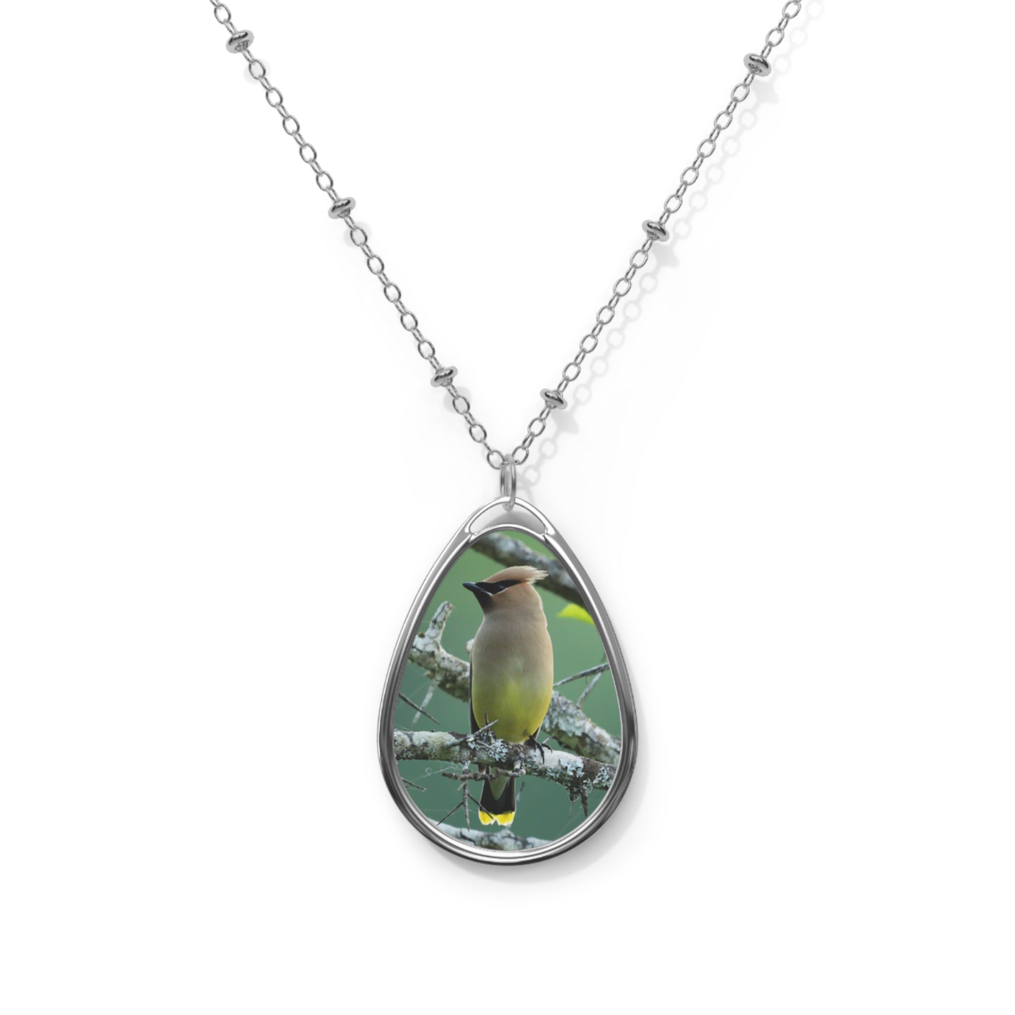Cedar Waxwing - Necklace